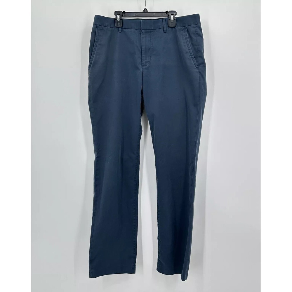 Bonobos Monday Chino Pants Mens Size 33x32 Blue Straight Leg Comfy Workwear